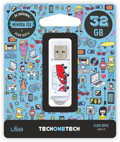 Camper di Techonetech di USB 2.0 32GB (Pendrive) Memoria