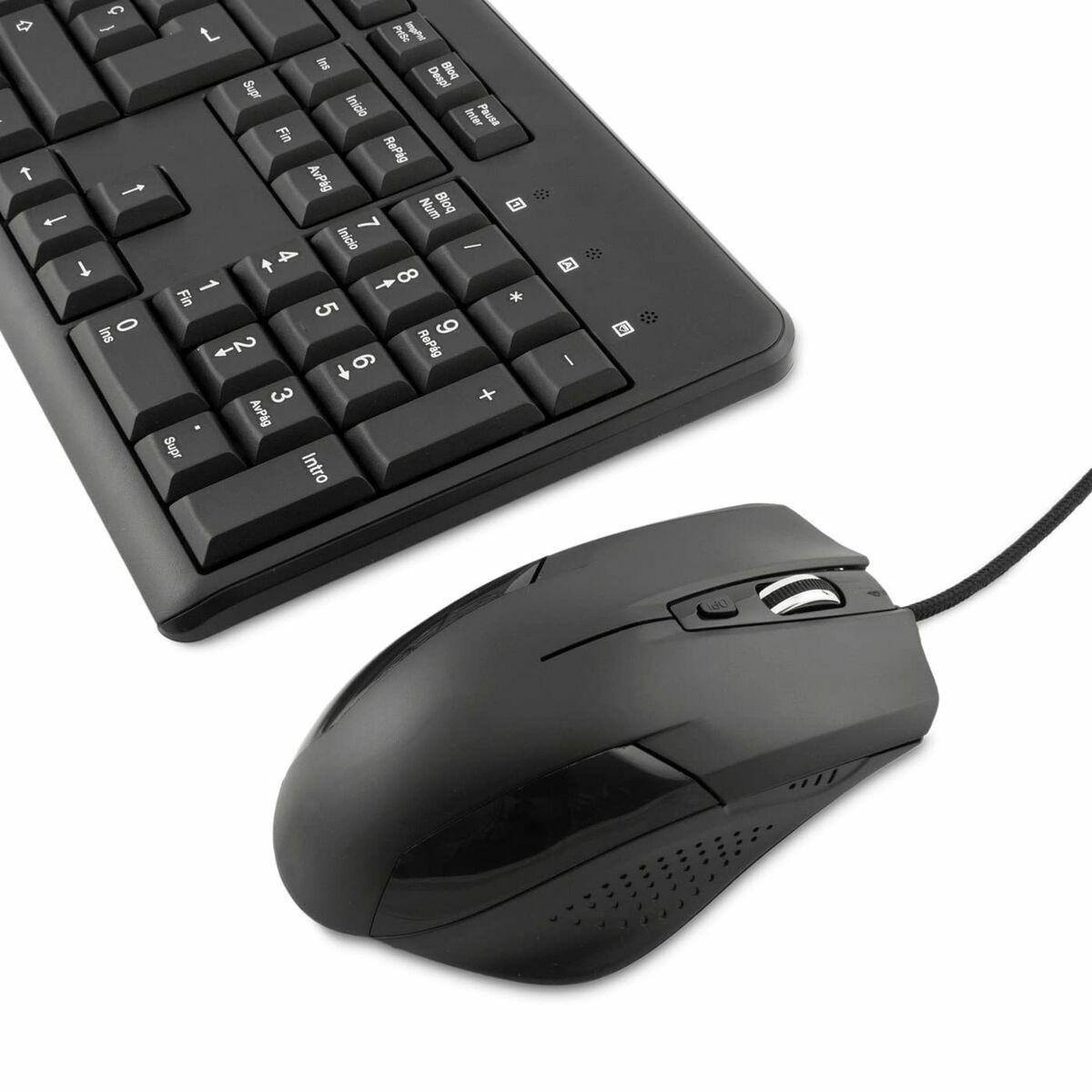 Kit tastiera + mouse USB cablato Coolbox