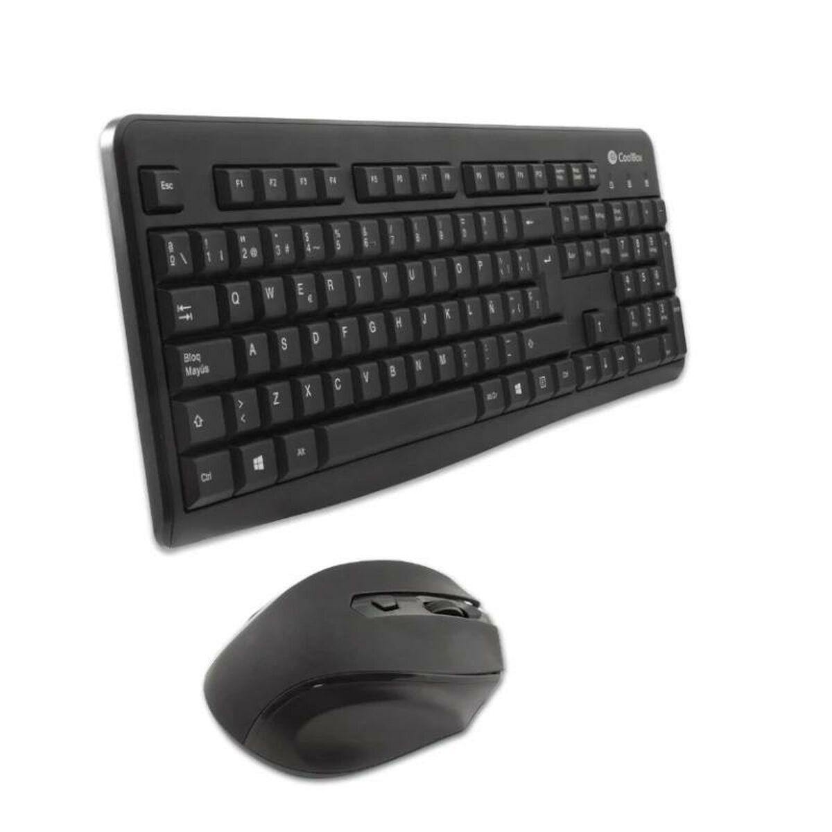 Kit tastiera e mouse wireless Coolbox