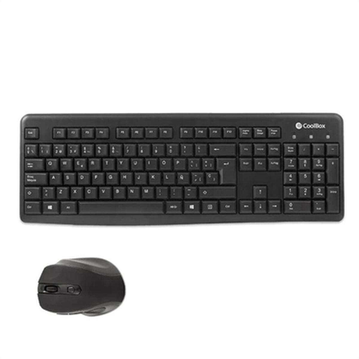 Kit tastiera e mouse wireless Coolbox
