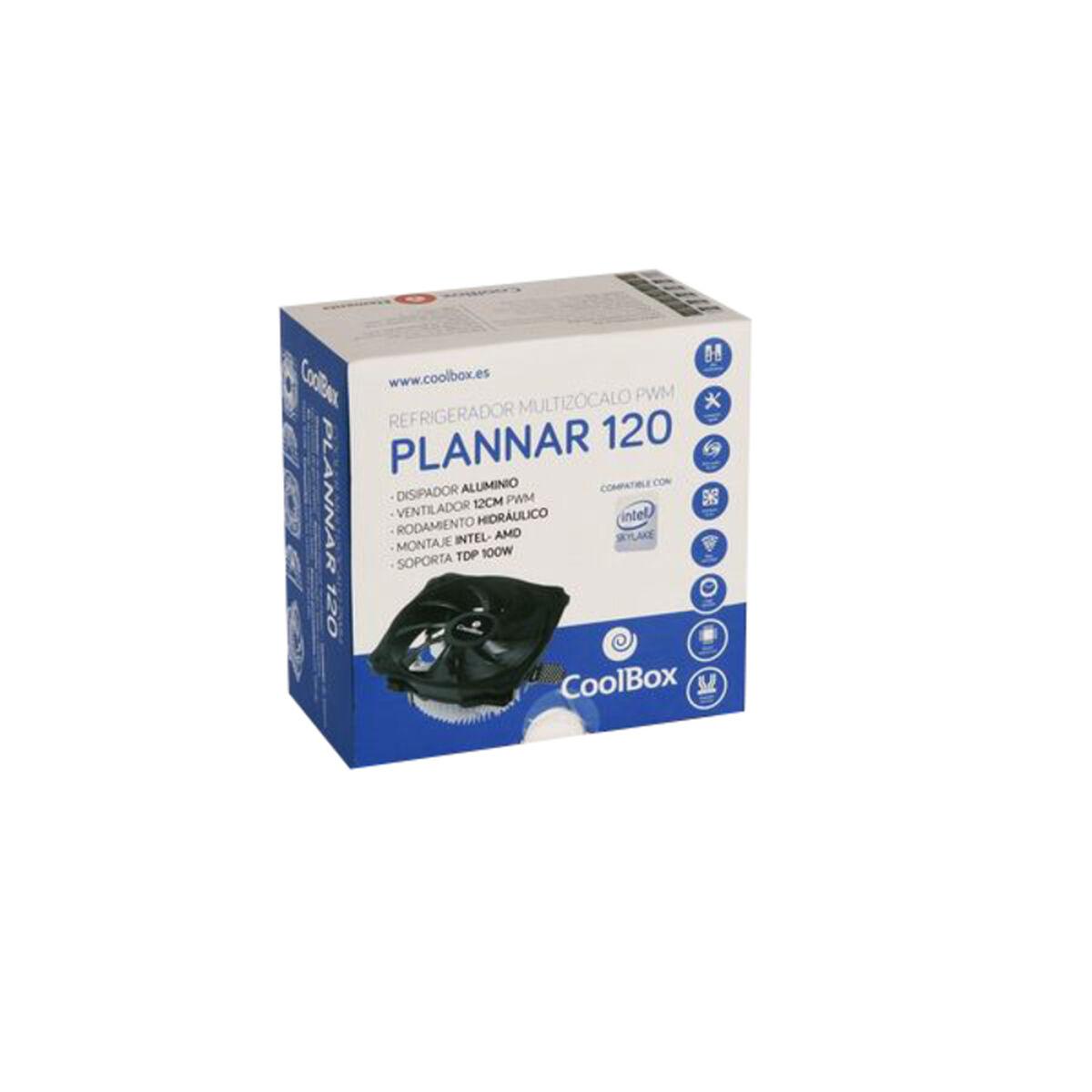 CoolBox Plannar 120 Processore Refrigeratore 12 cm Nero
