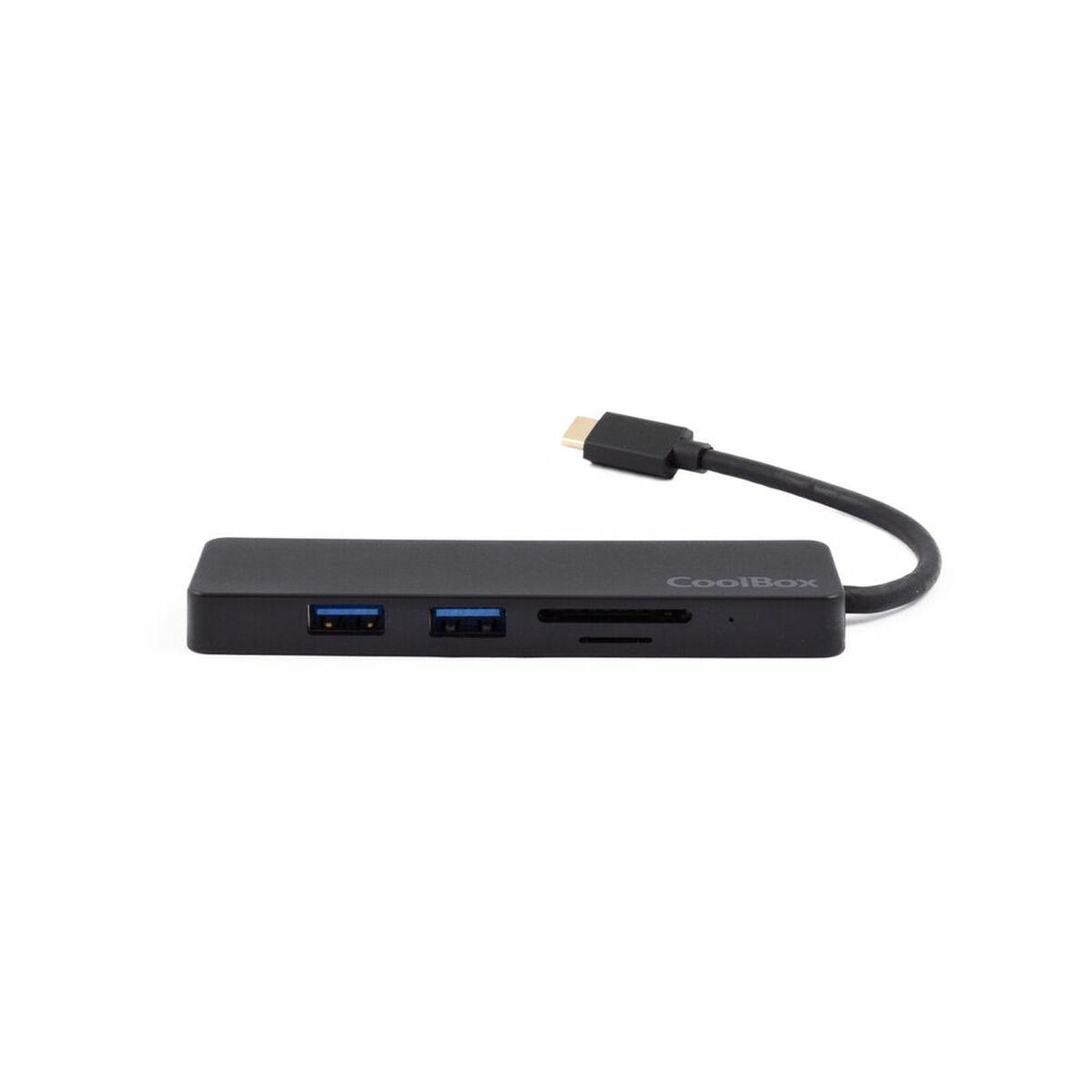 CoolBox miniDock USB-C Lite 2 USB 3.2 Gen 1 (3.1 Gen 1) Type-C Nero