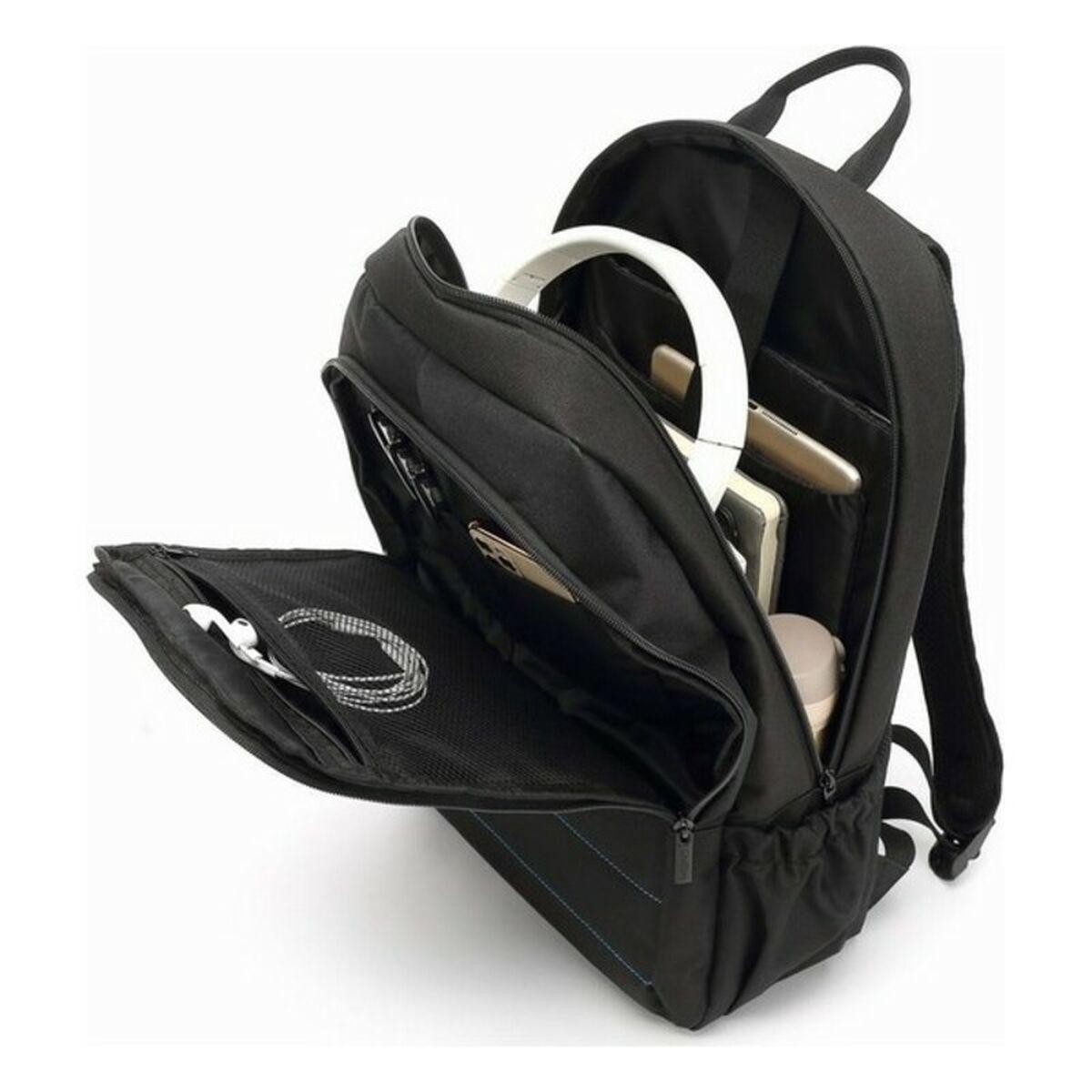 Zaino per laptop Coolbox da 15,6" Nero - Impermeabile