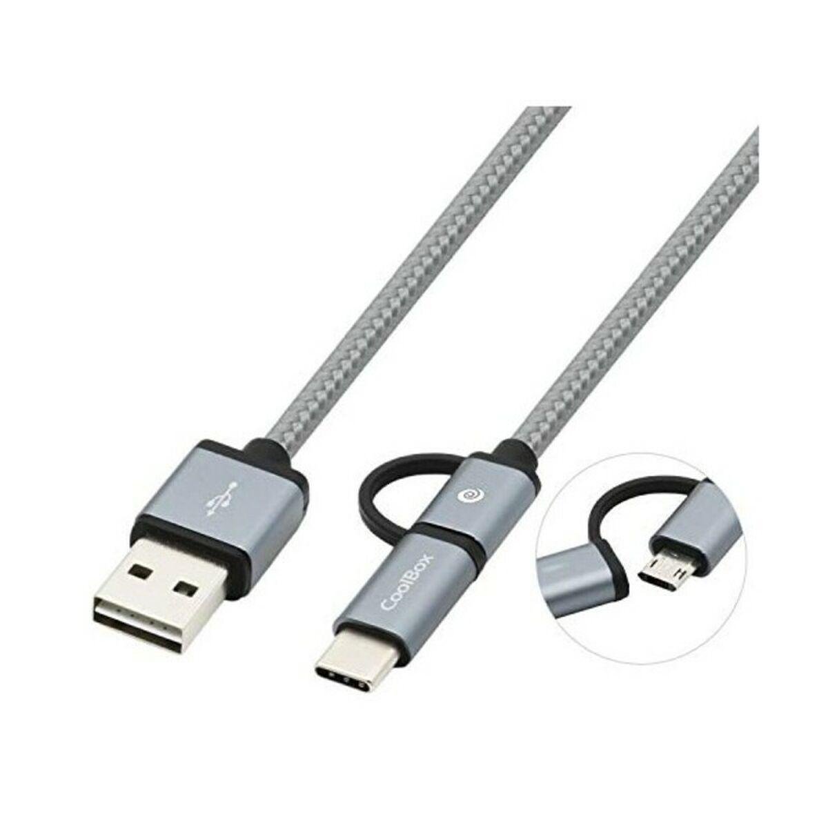 Cavo MULTIUSB MICRO/C Coolbox Blu