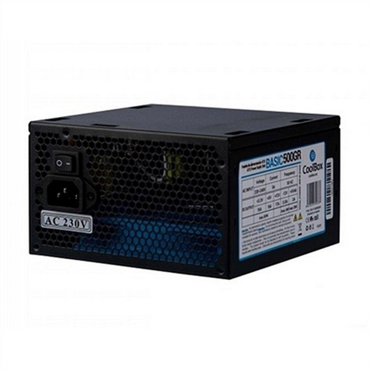 CoolBox Basic 500GR ATX alimentatore per computer 500 W 20+4 pin ATX Nero