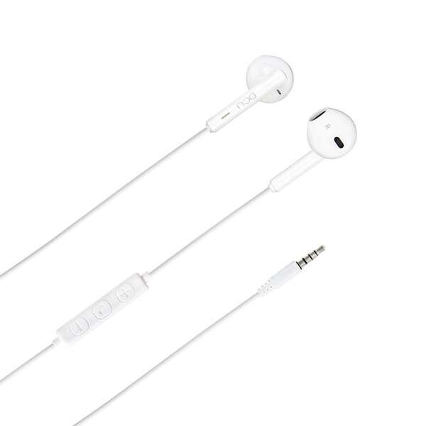 DCU Advance Tecnologic 34151000 cuffia e auricolare Cablato In-ear Musica e Chiamate Bianco (HEADPHONES JACK 3.5MM - STEREO WHI