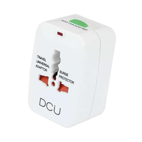 Adattatore Universale da Viaggio DCU Tecnologic - Collega i tuoi Dispositivi in Qualsiasi Paese - Voltaggio e Corrente Ideali p