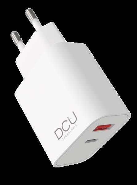 DCU Advance Tecnologic 37300710 Caricabatterie per dispositivi mobili Bianco Auto Interno Esterno (USB CHARGER TYPE C PD 18W U
