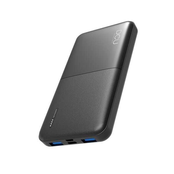 DCU Advance Tecnologic 34155011 batteria portatile Ioni di Litio 10000 mAh Nero (POWER BANK 3 USB 20W OUTPUT - QUICK CHARGE 22.