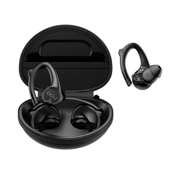 DCU Advance Tecnologic 34152030 cuffia e auricolare Cuffie True Wireless Stereo TWS A clip Sport Nero (EARBUDS BLUETOOTH SPORT