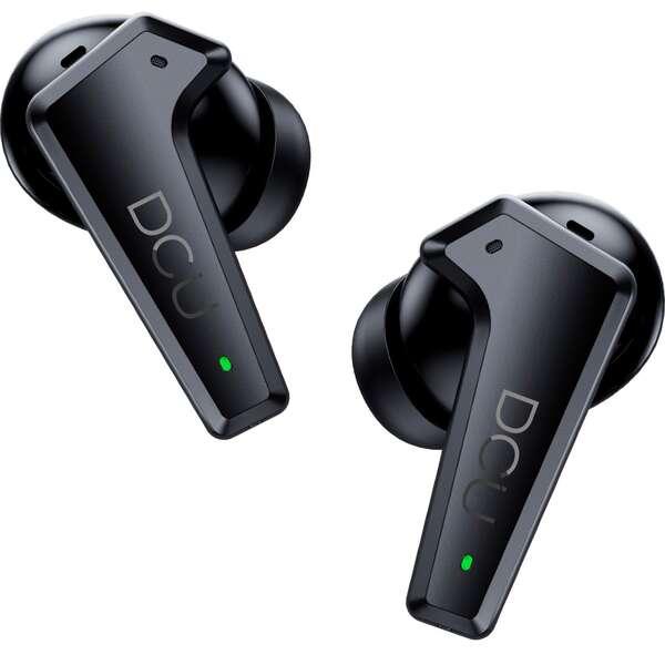 Cuffie Bluetooth DCU Tecnologic Feedforward - Cancellazione del rumore con microfono FF4 - Batteria da 40 mAH - Custodia di ric