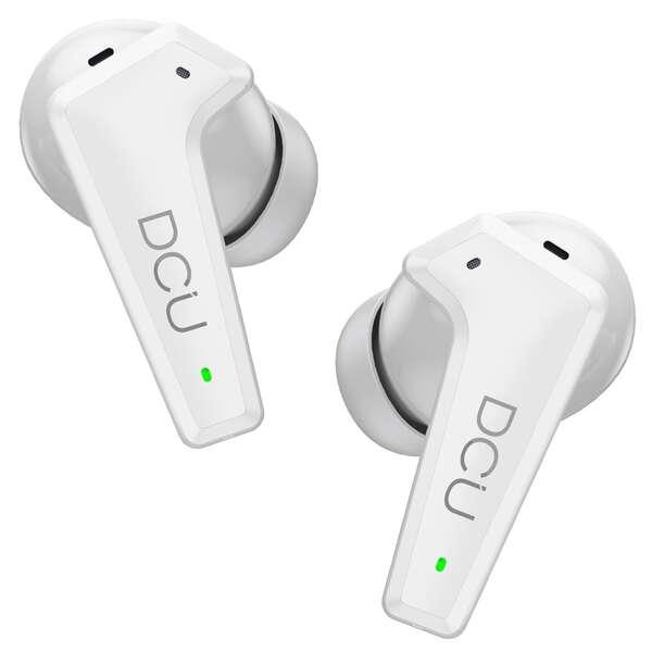 DCU Advance Tecnologic 34152045 cuffia e auricolare Cuffie True Wireless Stereo TWS A clip Musica e Chiamate Bianco (ANC FEEDFO