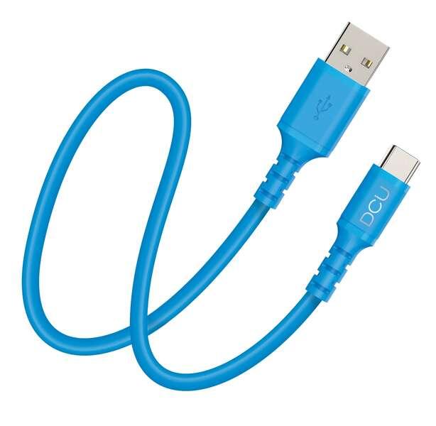 Cavo USB A con USB-C DCU Azzurro 1 m