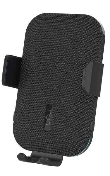 Supporto per telefono da auto DCU Tecnologic con ricarica rapida wireless da 15 W - Ricarica rapida wireless fino a 15 W - Resi