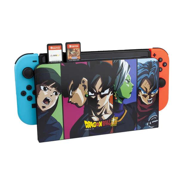 FR-TEC Cover Dock Dragon Ball Super - Protezione per Dock Console Nintendo Switch - Previene i Graffi sullo Schermo - Slot per