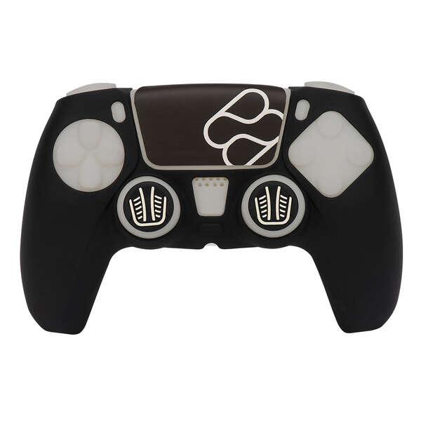 FR-TEC Custodia in Silicone + Impugnature per Joystick Kit Dualsense Personalizzato per PS5 - Migliora il Tocco ed Evita le Man