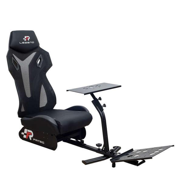 Sedile da corsa FR-TEC Sedile da corsa Legend - Sedile da competizione alta - Schienale Premium da 92 cm - Base del volante 45x