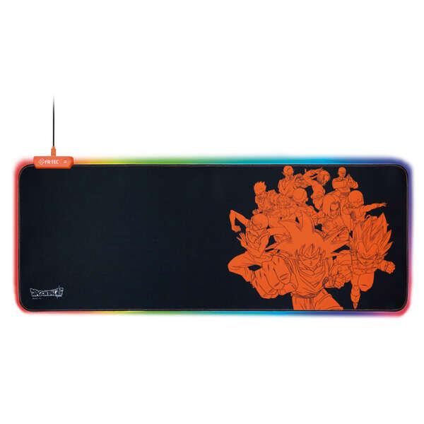 FR-TEC Tappetino per mouse Goku XL - Licenza ufficiale Dragon Ball Super - Luce RGB sui bordi - Design antiscivolo - Tecnologia