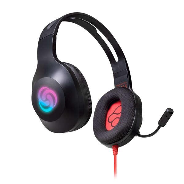 Cuffie da gioco FR-TEC Typhoon - Cuffie leggere e confortevoli - Altoparlante da 40 mm - Jack da 35 mm e connessione USB 2.0 -
