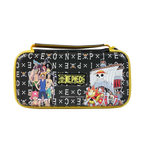 Custodia da trasporto FR-TEC One Piece Premium per Nintendo Switch + scatola per 4 giochi