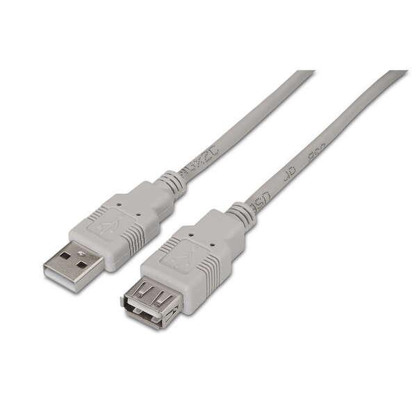 AISENS A101-0013 cavo USB 18 m USB 2.0 USB A Beige