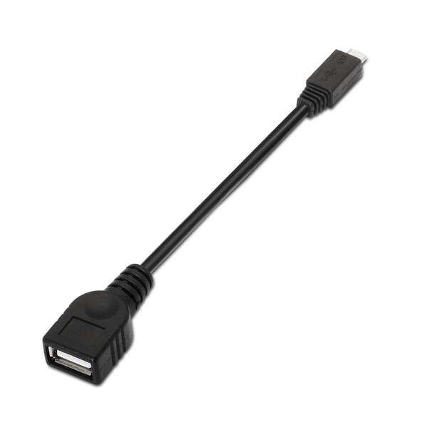 AISENS A101-0031 cavo USB 015 m USB 2.0 USB A Micro-USB B Nero