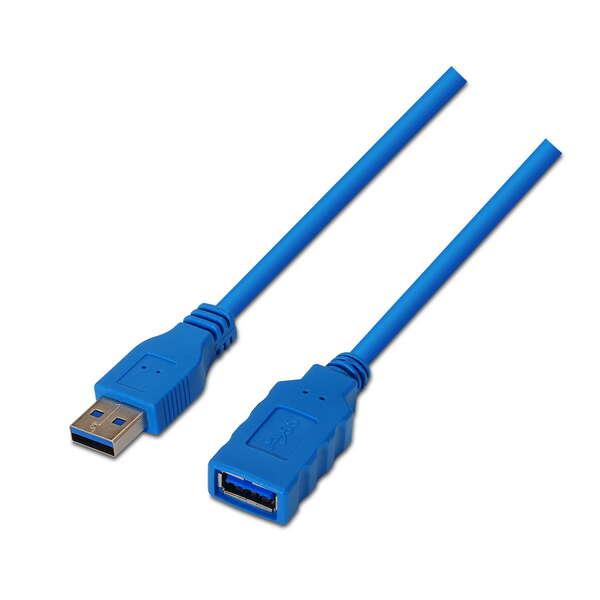 AISENS A105-0046 cavo USB 2 m USB 3.2 Gen 1 (3.1 Gen 1) USB A Blu