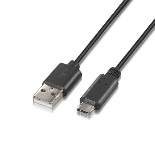 AISENS A107-0052 cavo USB 2 m USB 2.0 USB A USB C Nero