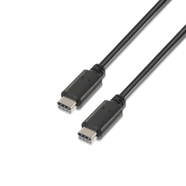 AISENS A107-0058 cavo USB 3 m USB 2.0 USB C Nero