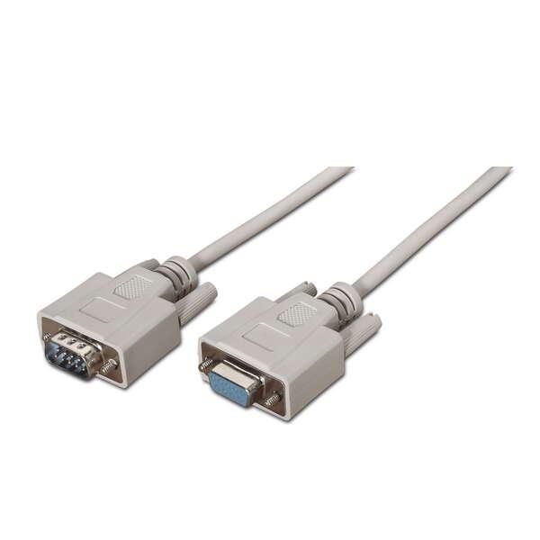 AISENS A112-0065 cavo seriale Beige 18 m DB9