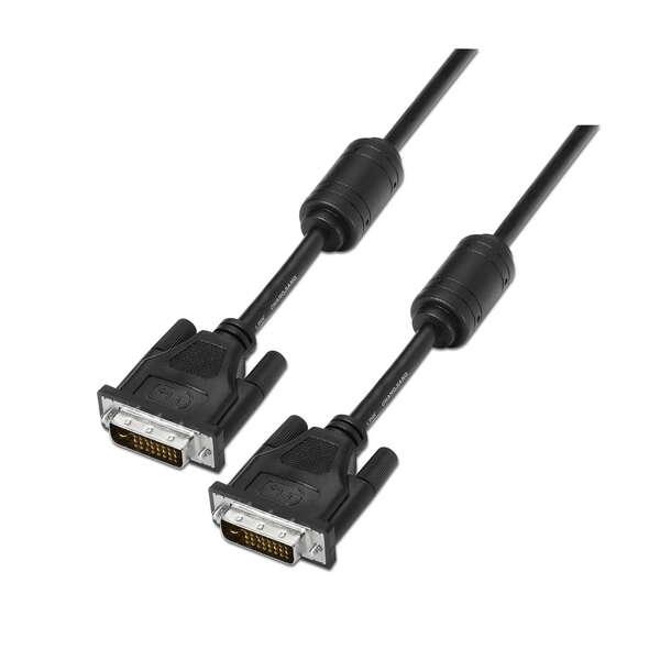 AISENS A117-0089 cavo DVI 18 m DVI-D Nero