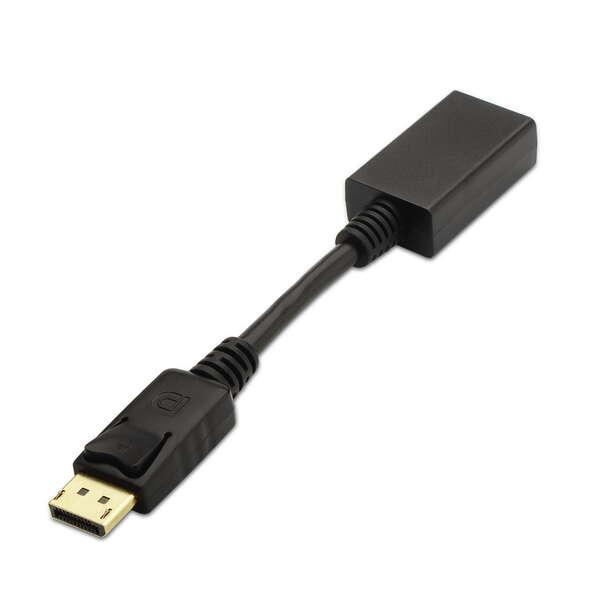 AISENS A125-0134 cavo e adattatore video 015 m DisplayPort HDMI Nero
