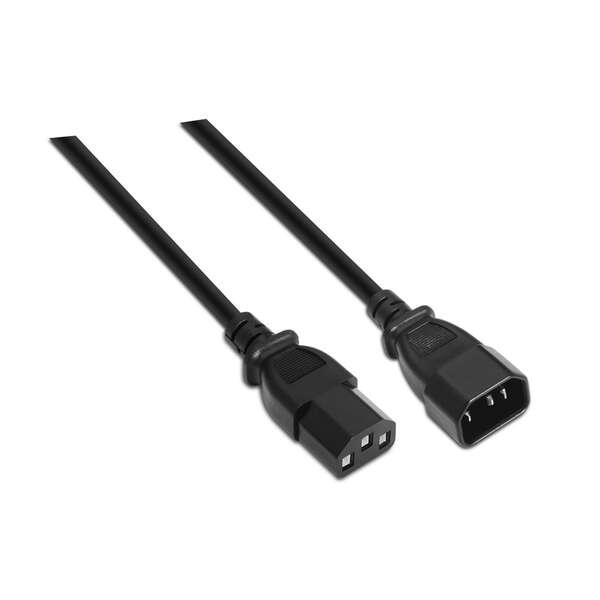 AISENS A132-0171 cavo di alimentazione Nero 15 m Accoppiatore C13 Accoppiatore C14