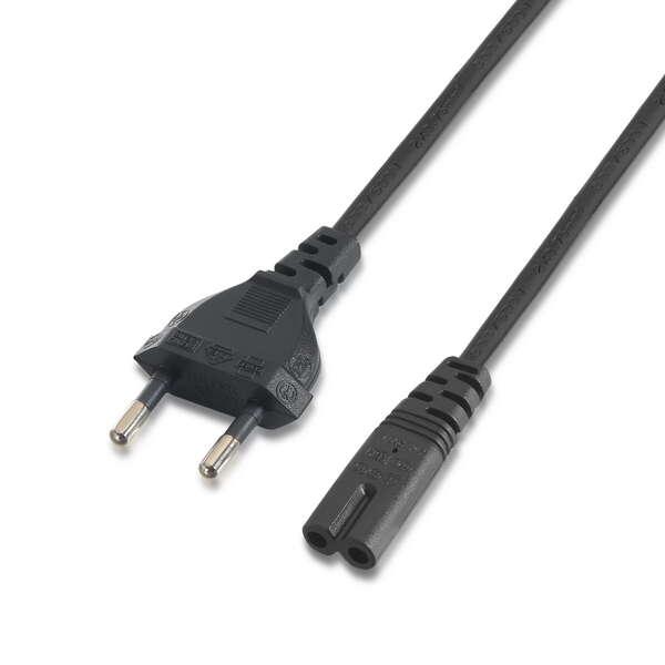 AISENS A132-0173 cavo di alimentazione Nero 15 m CEE7/7 Accoppiatore C7