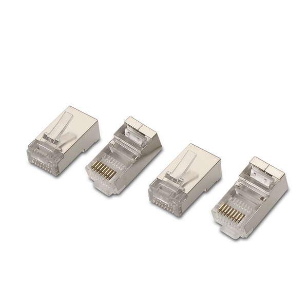 AISENS A139-0298 cavo di collegamento RJ-45 Acciaio inossidabile Trasparente