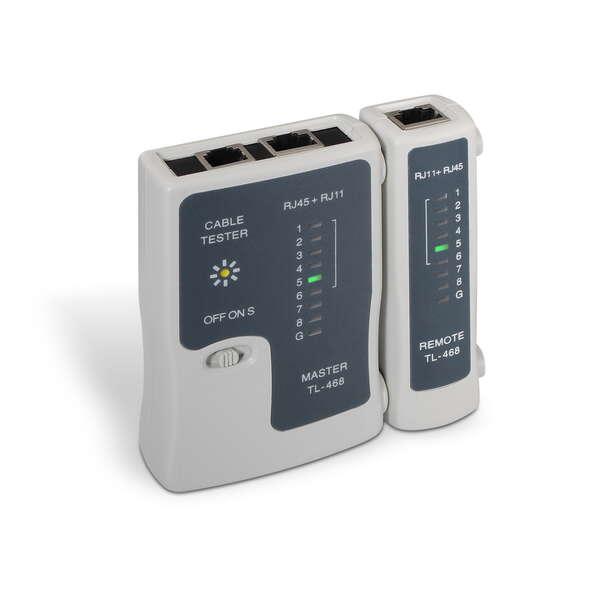 AISENS A142-0312 tester per cavo di rete Tester per cavi UTP/STP Grigio