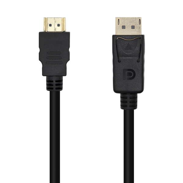 AISENS A125-0460 cavo e adattatore video 3 m DisplayPort HDMI Nero