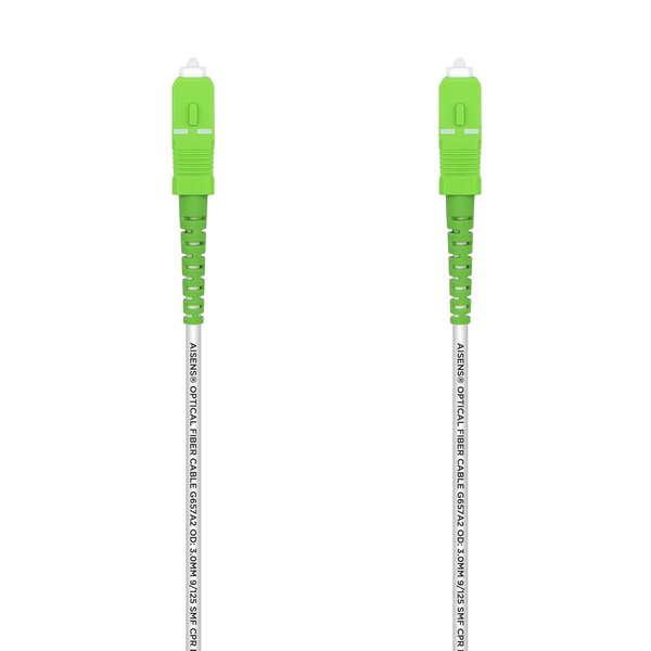 AISENS A152-0496 cavo InfiniBand e in fibra ottica 5 m SC Bianco