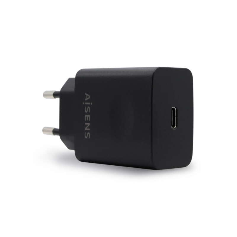 AISENS ASCH-1PD20-BK Caricabatterie per dispositivi mobili GPS MP3 MP4 Telefono cellulare Smartphone Tablet Nero AC Interno