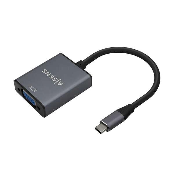 AISENS A109-0691 cavo e adattatore video 015 m USB tipo-C VGA (D-Sub) Grigio