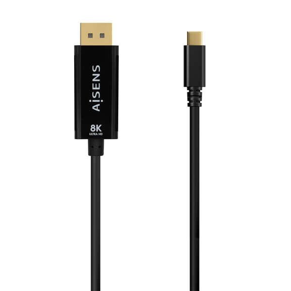 AISENS A109-0689 cavo e adattatore video 18 m USB tipo-C DisplayPort Nero