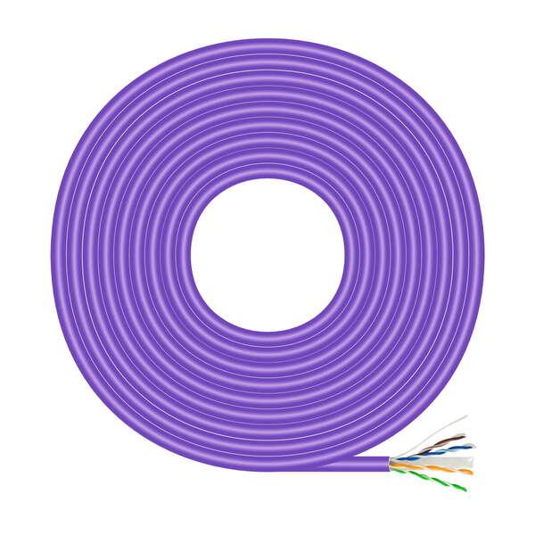 AISENS A135-0747 cavo di rete Viola 100 m Cat6 U/UTP (UTP)