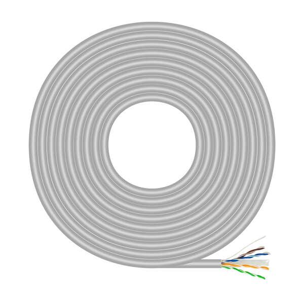 AISENS A135-0750 cavo di rete Grigio 305 m Cat6 U/UTP (UTP)