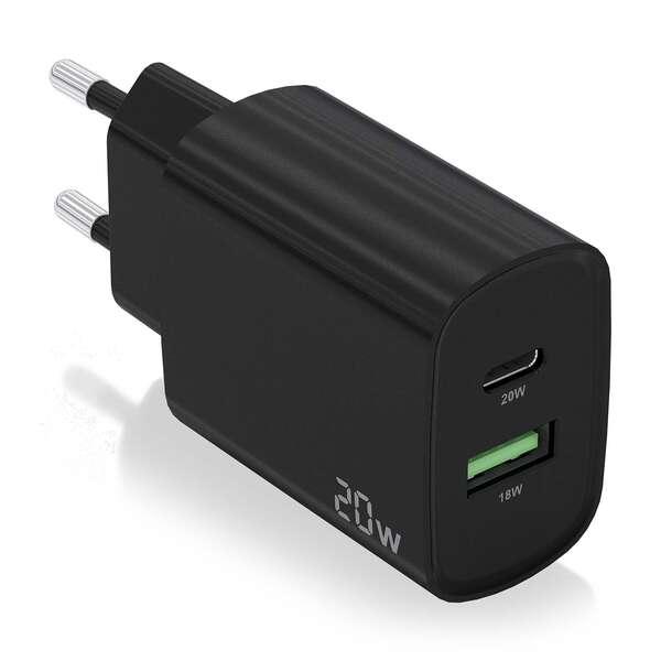 AISENS A110-0755 Caricabatterie per dispositivi mobili Universale Nero AC Ricarica rapida Interno