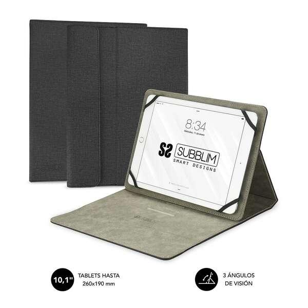 Subblim Clever Stand Case - Custodia Universale per Tablet - Design Moderno ed Elegante - Posizione Stand con 3 Angoli di Visio