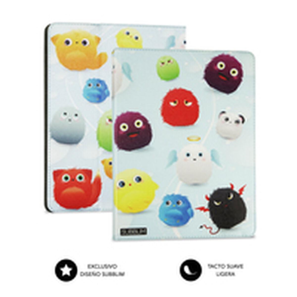 Custodia per Tablet Subblim Trendy Furry Multicolore 10,1"