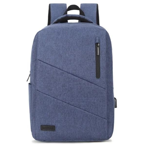 Zaino per laptop Subblim City Backpack - 15,6" - Scomparto imbottito - Resistente all'acqua - Porta USB - Colore Blu