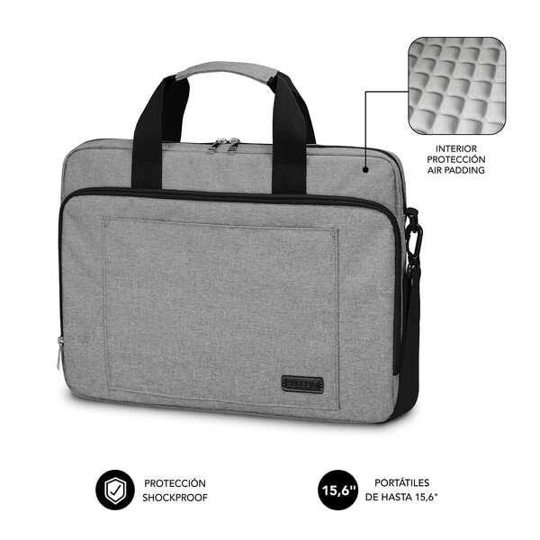Cartella per laptop Subblim - Design elegante per laptop fino a 156" - Sistema di protezione con imbottitura ad aria - Doppia c