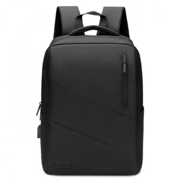 Subblim City Backpack Zaino porta laptop 15.6" - Scomparto imbottito - Resistente all'acqua - Porta USB - Colore Nero