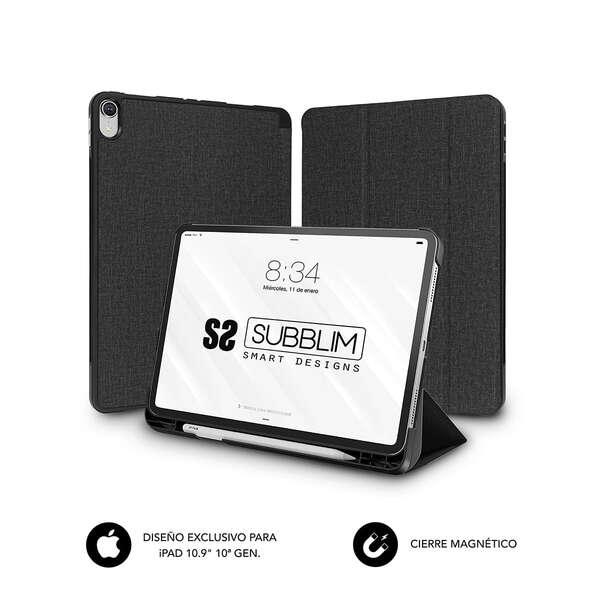 Case di tablet di shock subblim iPad 10.9 "10a gen nero subcst-5sc315